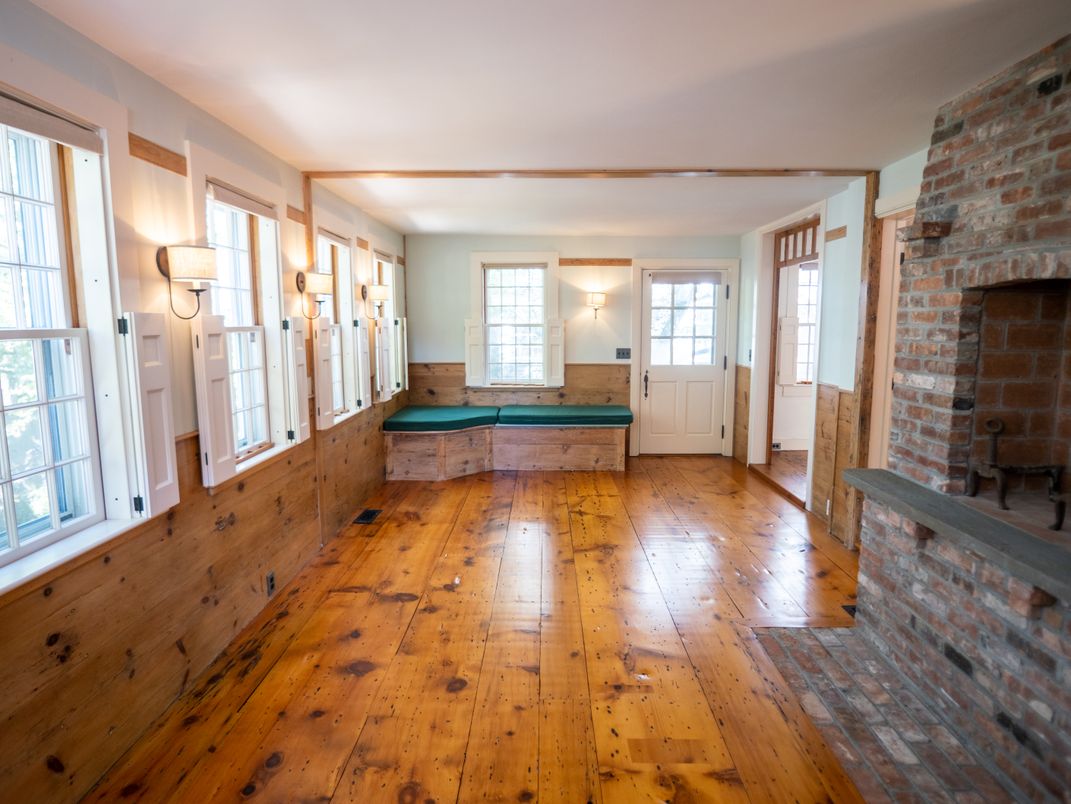 Fireplace, Interior, Stone Walls, Wood Texture Flooring