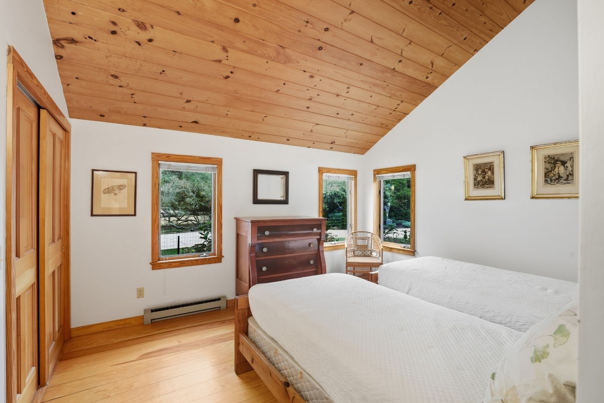 Bedroom, Interior, Wooden Ceilings, Wood Texture Flooring