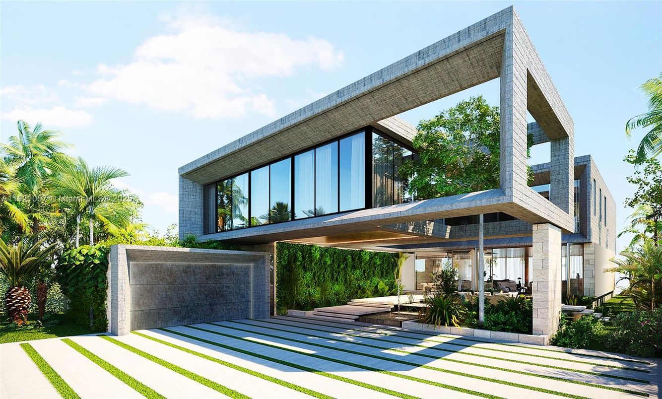 Attached, Backyard, Exterior, Facade, Modern