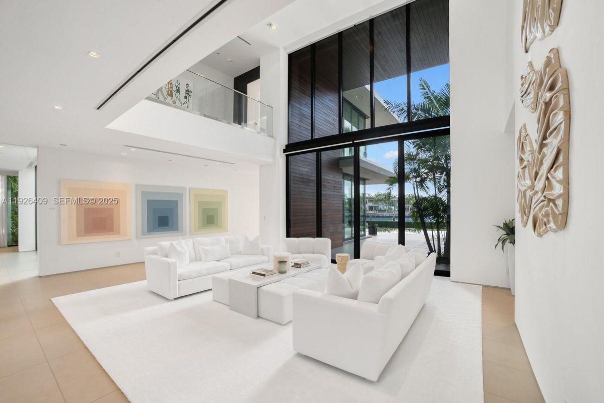 Interior, Living room, Recessed Lighting