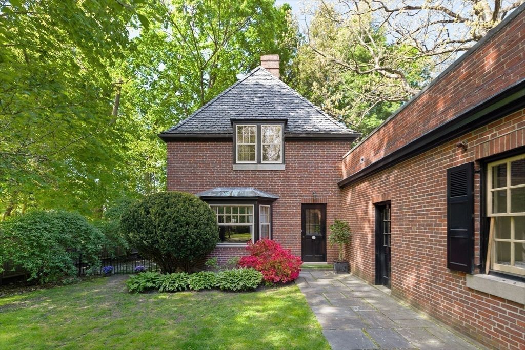 Exterior, Facade, Brick Facade, Tudor Revival