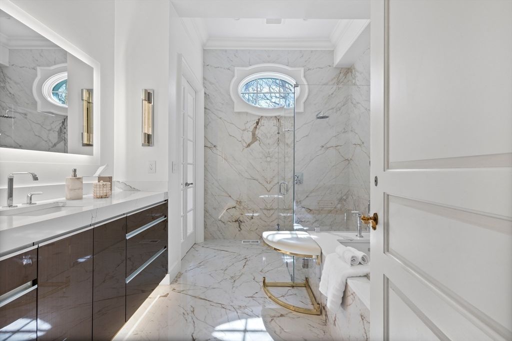 Bathroom, Interior, Marble, Marble Walls