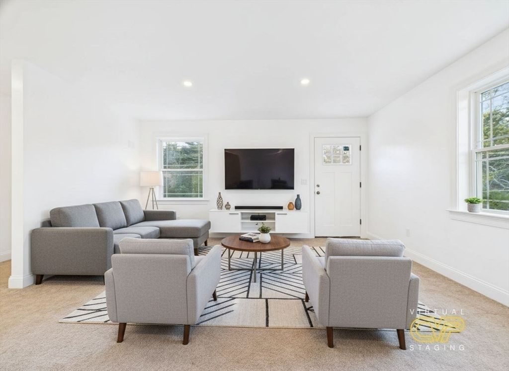 Interior, Living room, Recessed Lighting