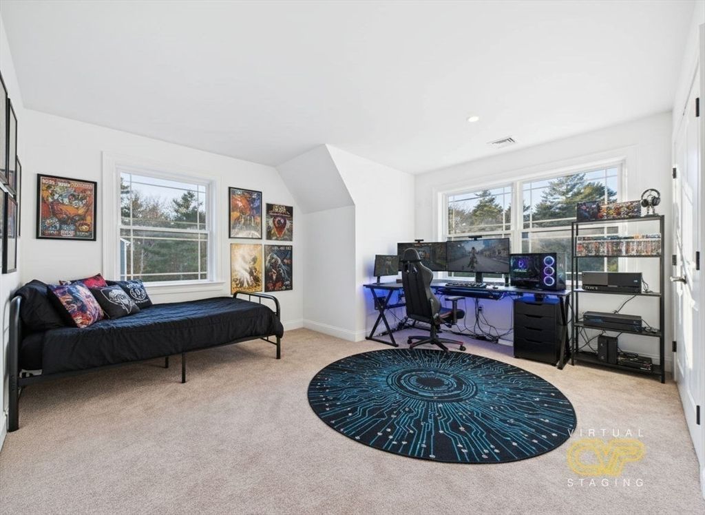 Home Office, Interior, Recessed Lighting