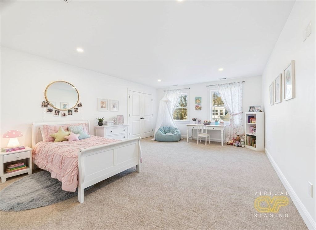 Bedroom, Home Office, Interior, Recessed Lighting