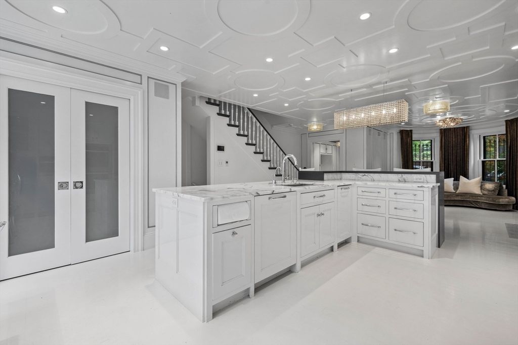 Chandelier, Interior, Kitchen, Recessed Lighting
