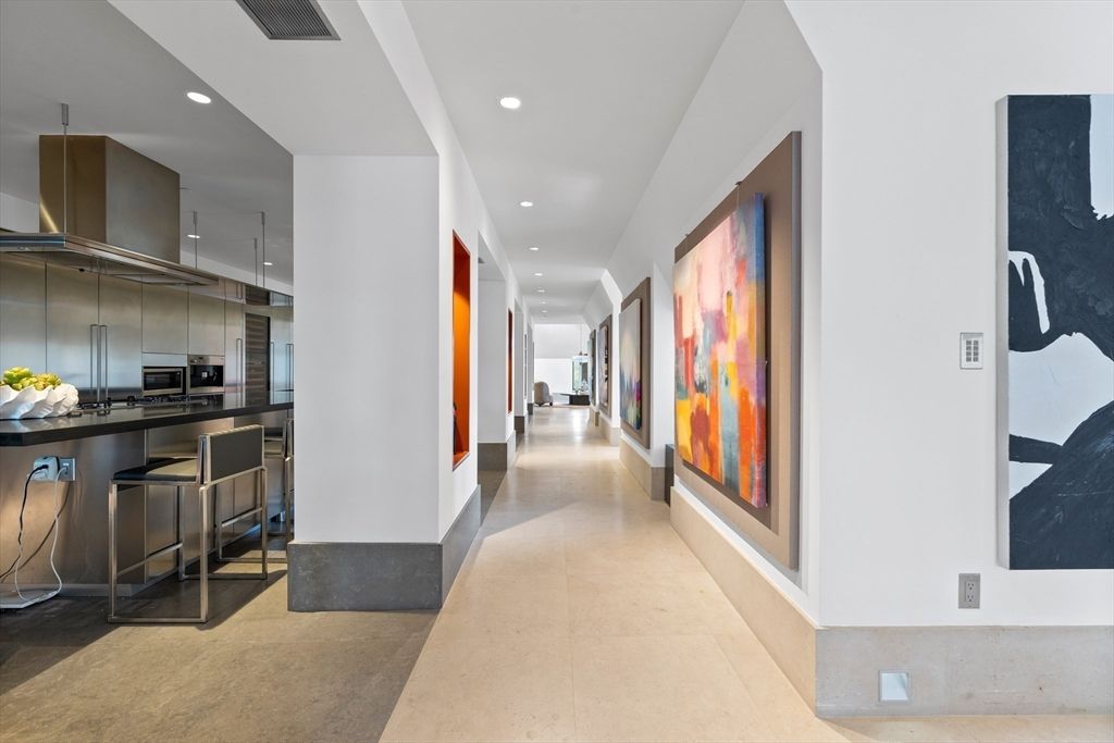 Interior, Kitchen, Recessed Lighting, Stainless Steel Appliances