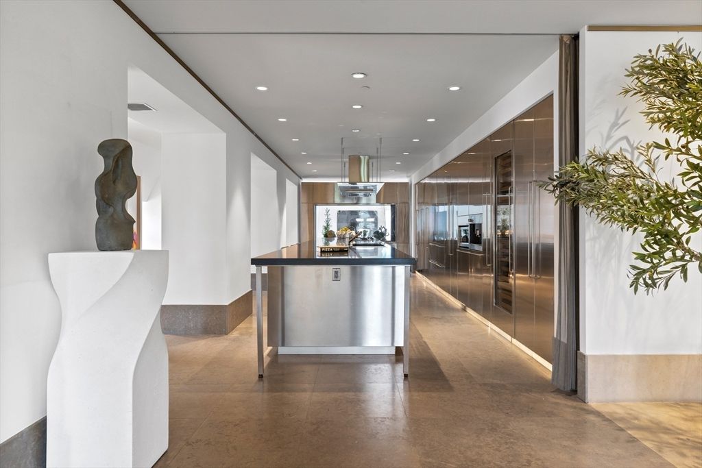 Interior, Kitchen, Recessed Lighting, Stainless Steel Appliances