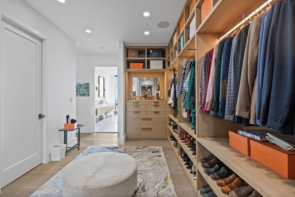 Interior, Recessed Lighting, Walk-in Closets, Wood Texture Flooring