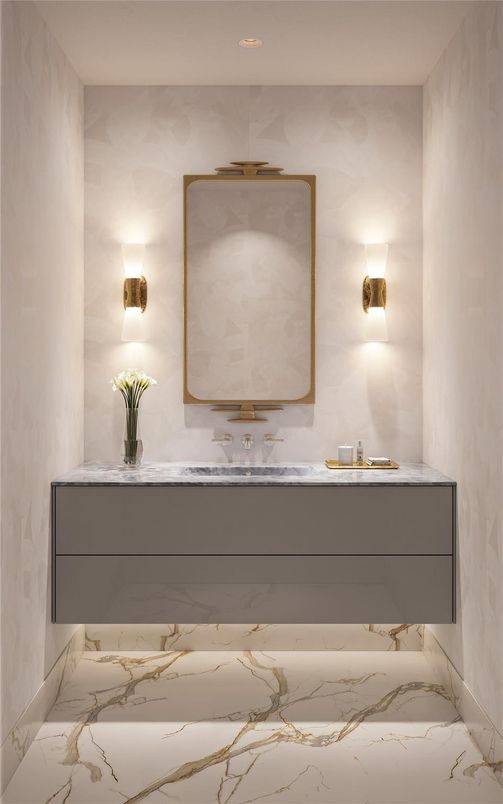 Bathroom, Interior, Marble