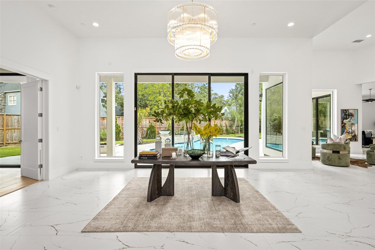 Chandelier, Interior, Marble, Pendant Lights, Recessed Lighting