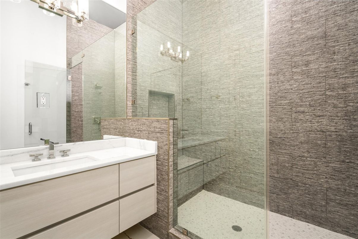 Bathroom, Glass Shower, Interior