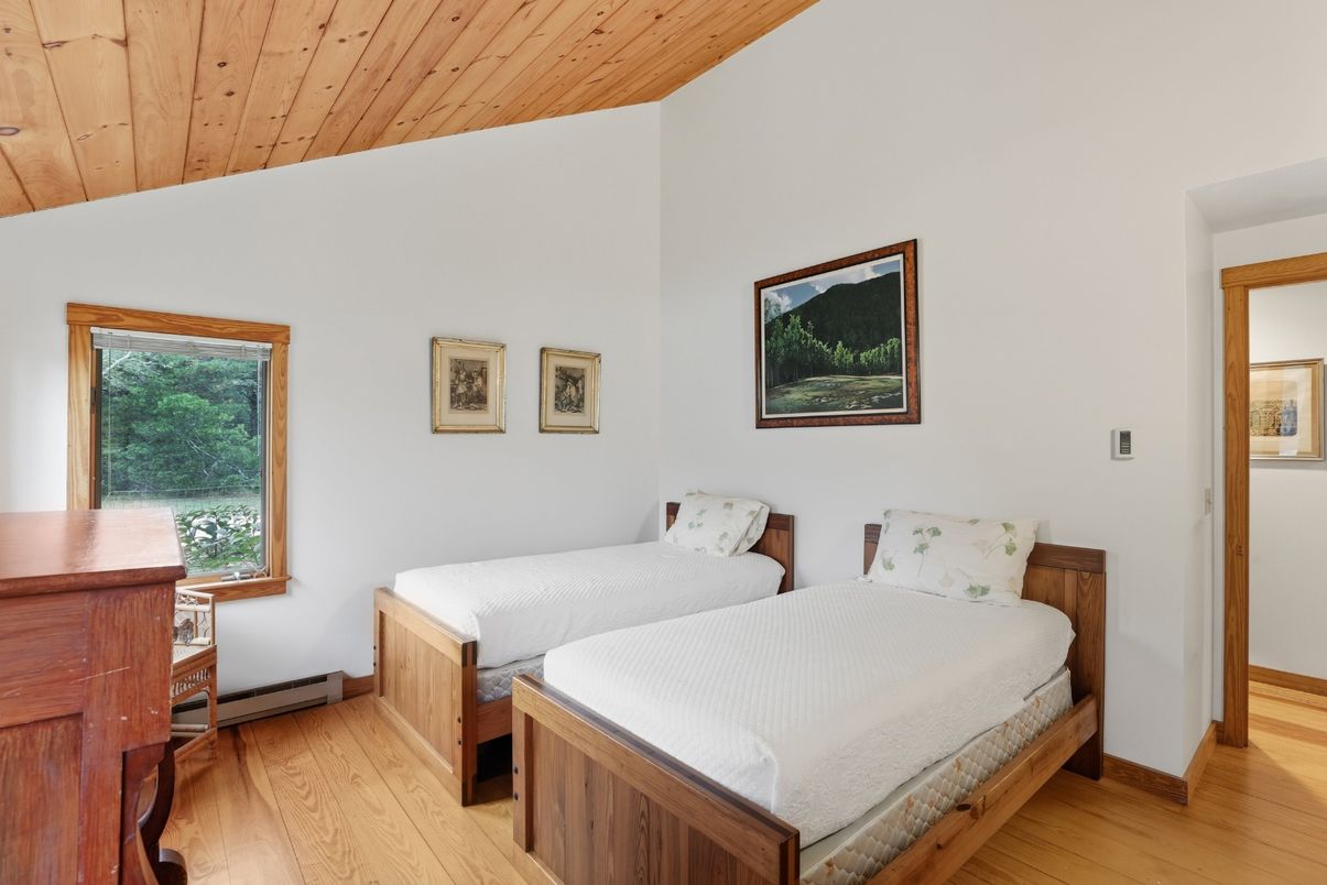 Bedroom, Interior, Wooden Ceilings, Wood Texture Flooring