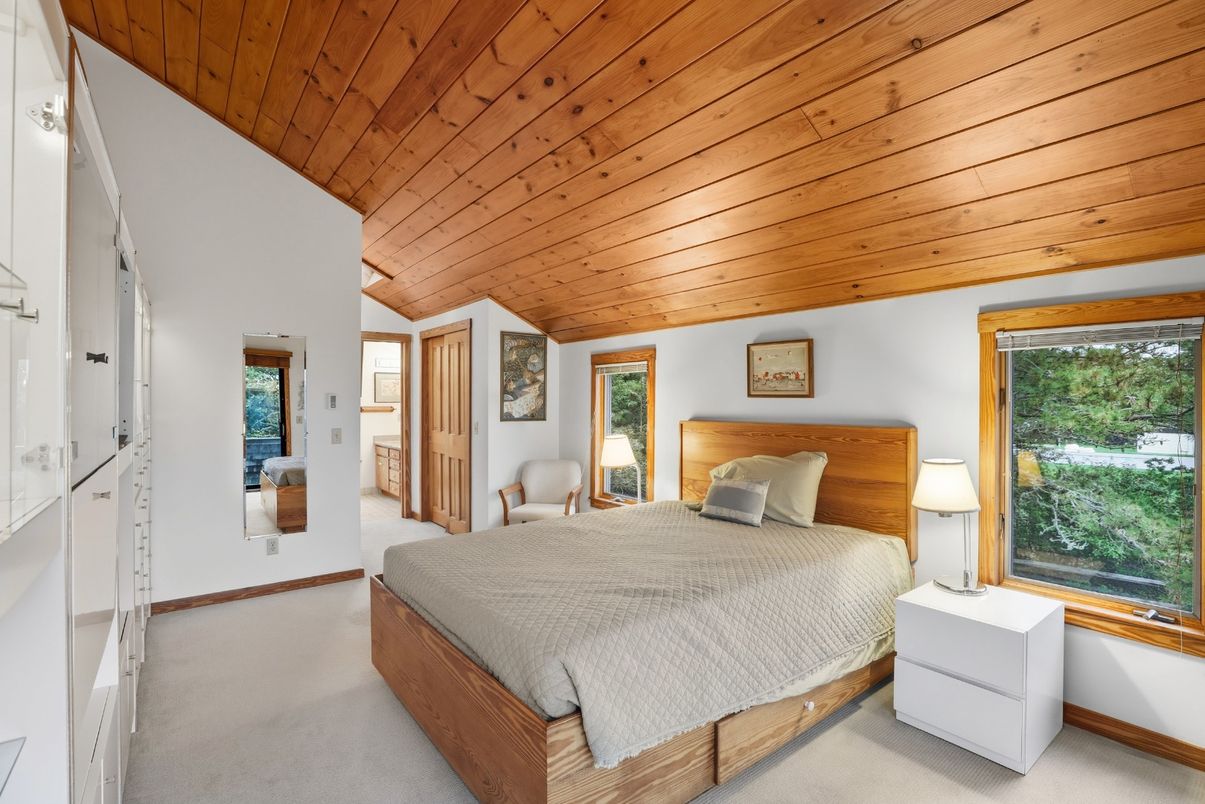 Bedroom, Interior, Wooden Ceilings