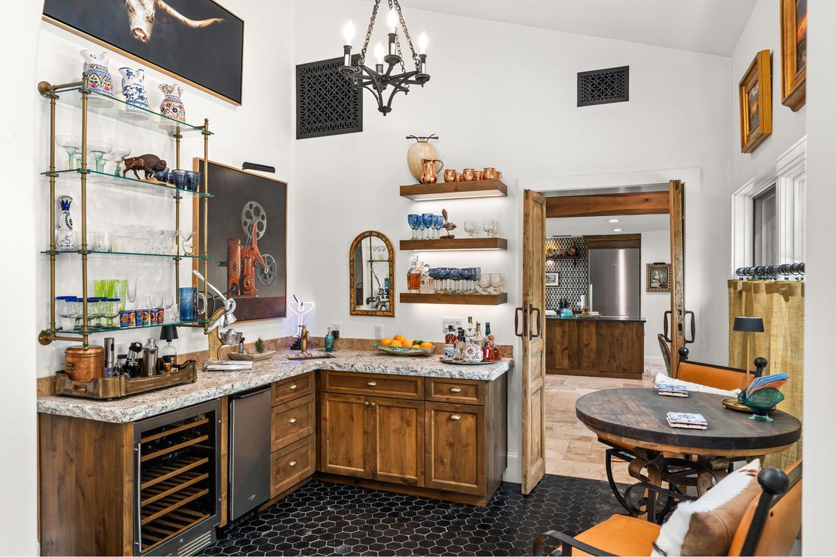 Chandelier, Interior, Kitchen, Recessed Lighting