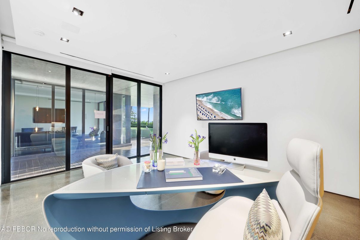 Home Office, Interior, Recessed Lighting