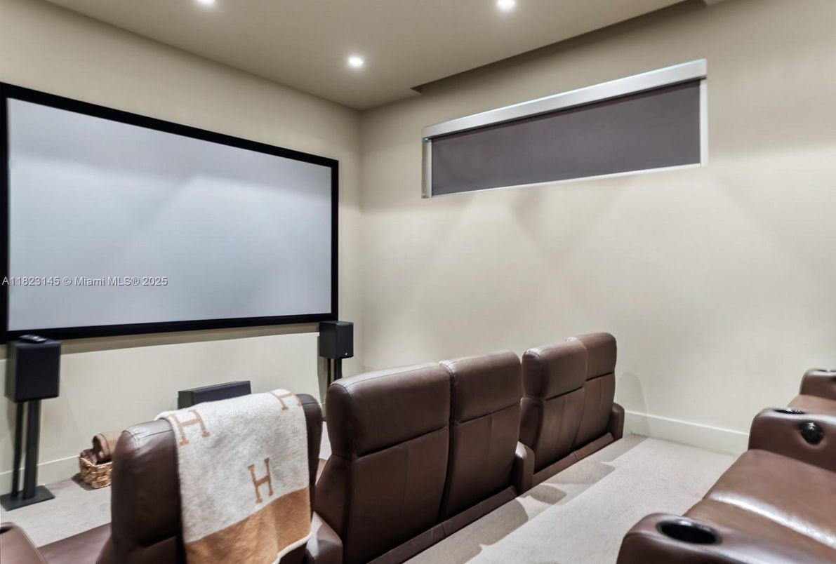 Home Theatre Room, Interior, Projection Screen, Recessed Lighting, Theatre Room