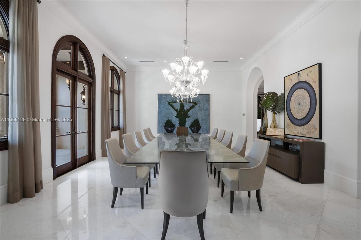 Chandelier, Dining room, Interior, Recessed Lighting