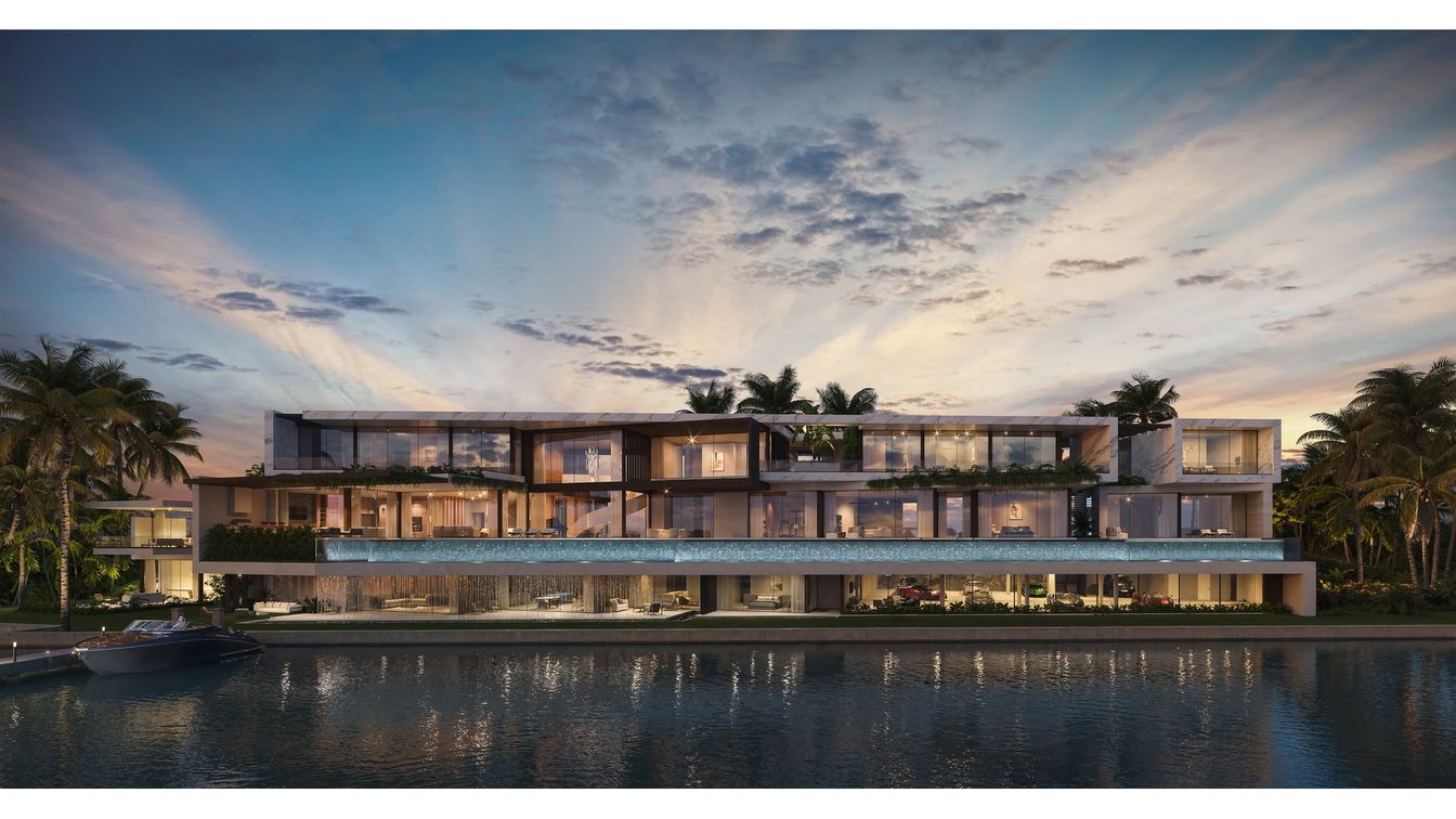 Exterior, Facade, Pool, Modern