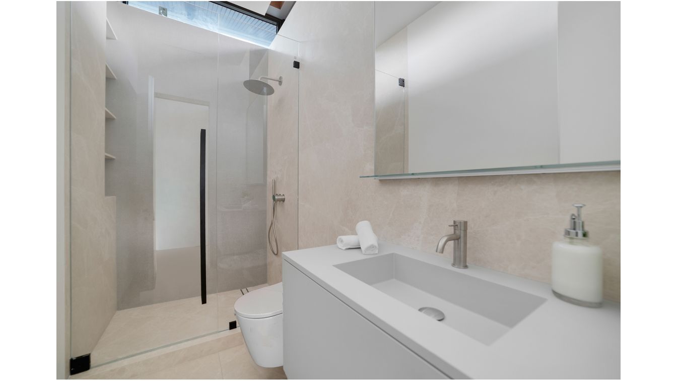 Bathroom, Glass Shower, Interior