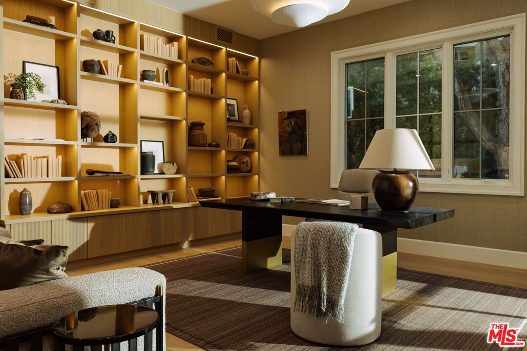 Home Office, Interior, Wood Texture Flooring